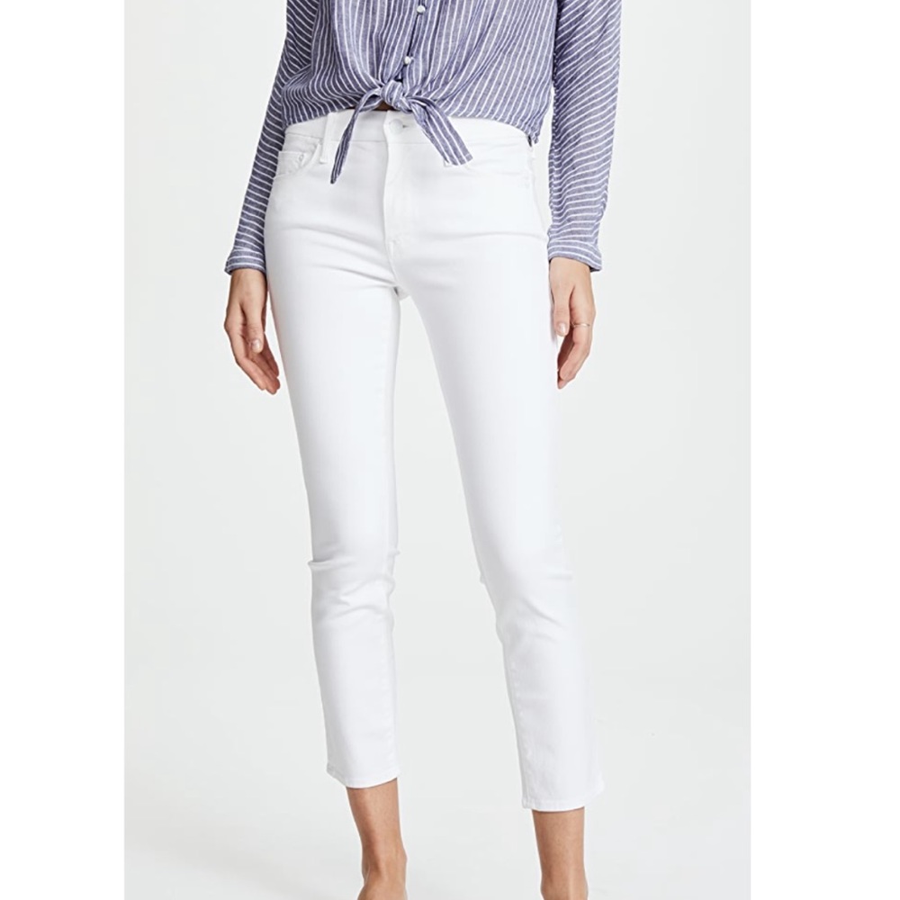 Mother The Looker Crop Glass Slipper Jeans